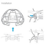 Gabbia di copertura protettiva sferica PGYTECH per DJI TELLO, For DJI TELLO Cage