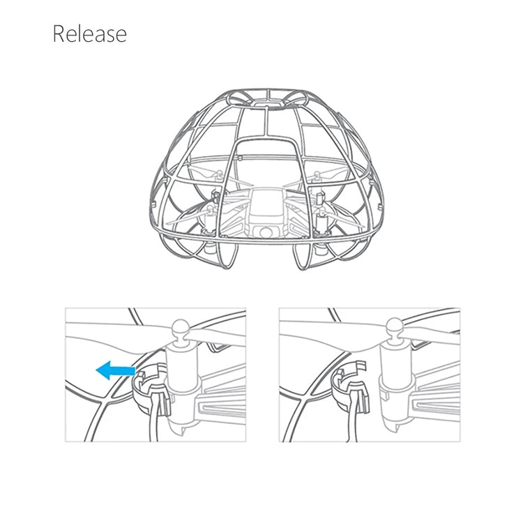 Gabbia di copertura protettiva sferica PGYTECH per DJI TELLO, For DJI TELLO Cage