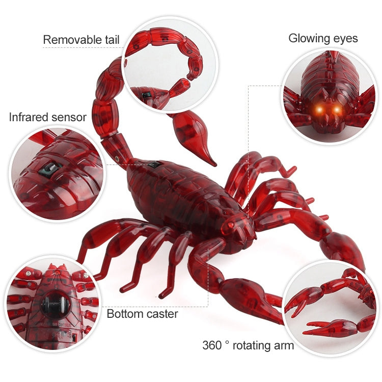 9992 Sensore a infrarossi telecomando simulato scorpione creativo modello giocattolo elettrico per bambini, Scorpion