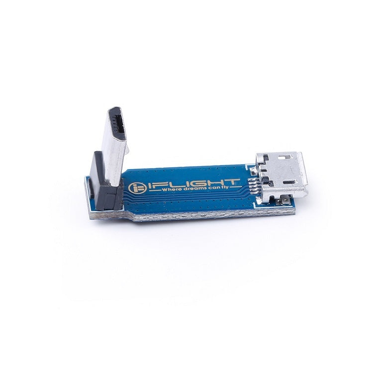 Adattatore Micro USB Maschio a Femmina a L 90° 10 pezzi