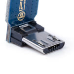 Adattatore Micro USB Maschio a Femmina a L 90° 10 pezzi
