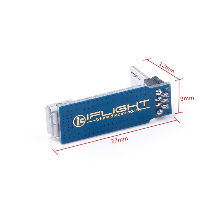 10 PCS iFlight Piastra adattatrice di tipo L Micro USB Maschio a Femmina Supporta la sincronizzazione della trasmissione dati per RC FPV Racing, For RC FPV