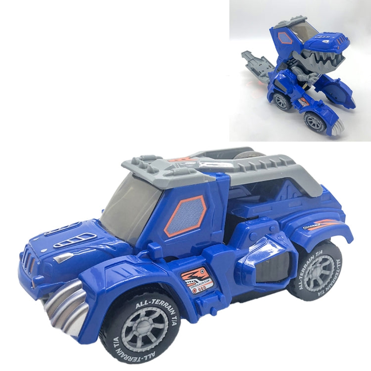 HG-882 Giocattolo elettrico per auto con deformazione di dinosauro Giocattolo universale di musica leggera