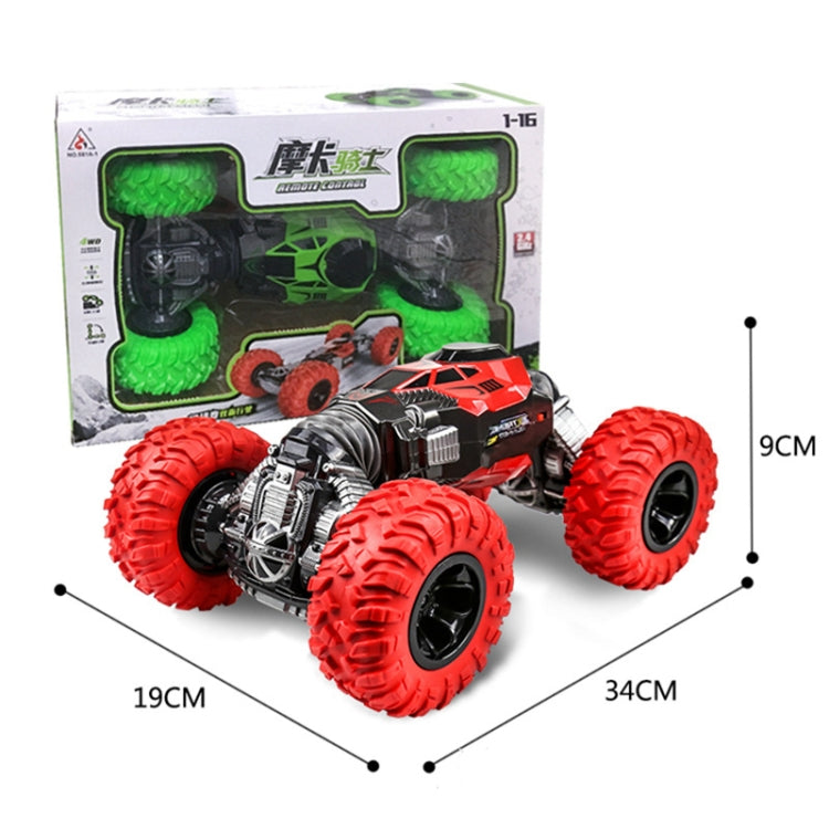 675E 1:16 2.4GHz bifacciale fuoristrada a quattro ruote motrici arrampicata macchinina giocattolo per bambini telecomandata, dimensioni: 33 cm