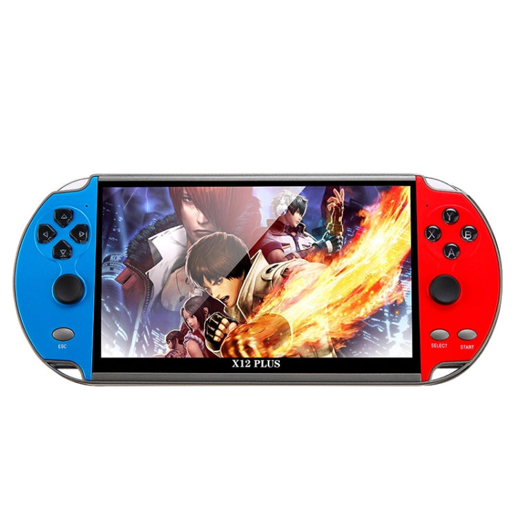 Powkiddy X12 Plus Console di gioco portatile per giochi classici retrò con schermo HD da 7 pollici e memoria da 16 GB, supporto MP4/E-book, X12 Plus