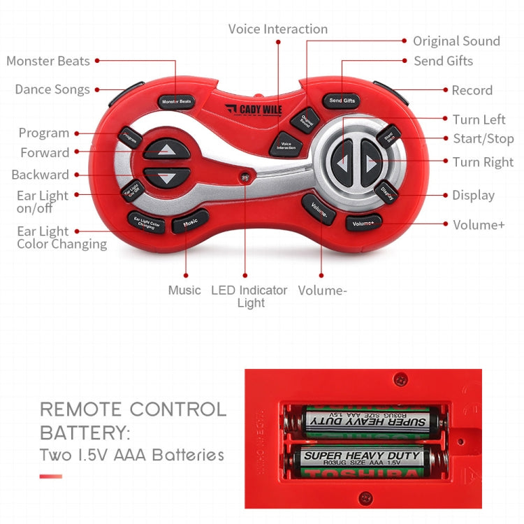 I robot intelligenti YDJ-K3 supportano l'educazione al controllo vocale della danza, YDJ-K3(Red), YDJ-K3(White)