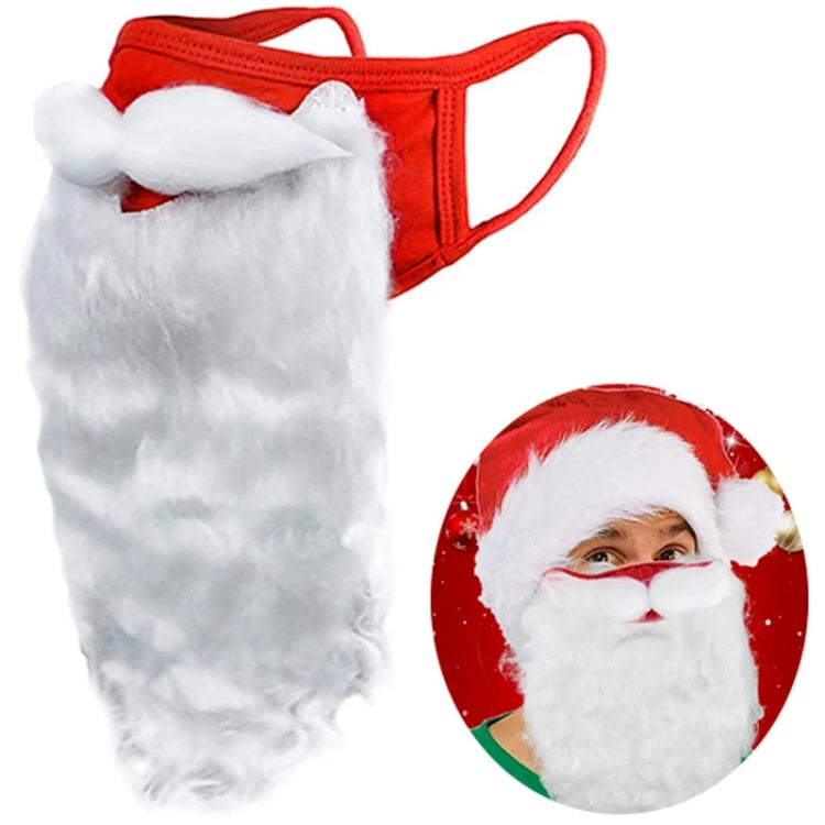 Maschera di cotone Babbo Natale 25x19 cm