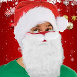 Maschera di cotone antipolvere con barba di Babbo Natale Ornamenti natalizi divertenti da vestire, Cotton Mask
