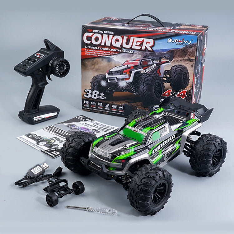 SCY-16102 2.4G 1:16 Elettrico 4WD RC Monster Pickup Truck Giocattolo per auto, SCY-16102 / Green, SCY-16102 / Red