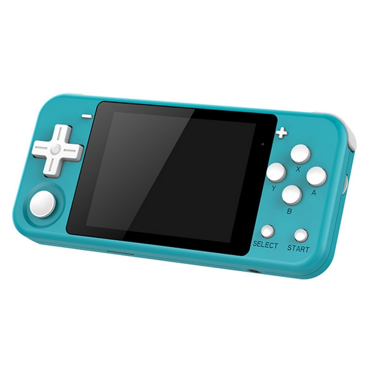 Powkiddy Q90 Console di gioco portatile con joystick retrò, schermo IPS da 3,0 pollici con memoria da 16 GB, Q90 / White, Q90 / Blue