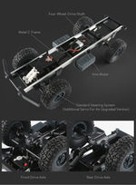 Auto radiocomandata cingolata 6WD 1:16 2.4GHz Q60