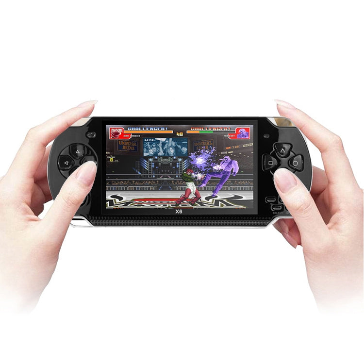 Console di gioco portatile retro X6 con schermo 4,3"