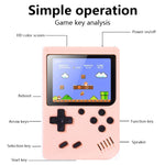 MK500 Console di gioco portatile 3" 500 giochi integrati
