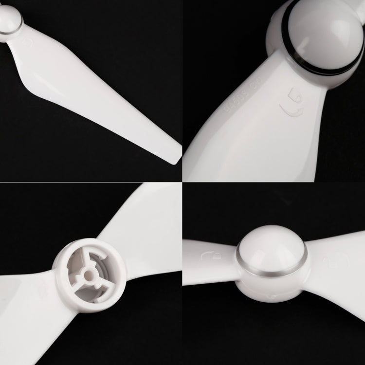 Sunnylife 2 Pairs CW/CCW 9450 Propellers for DJI Phantom 4, For DJI Phantom 4(White)