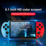Console portatile X7 Plus con schermo HD 5,1" e 8GB memoria