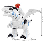 Dinosauro giocattolo elettrico con luci e suoni 32cm