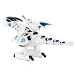Dinosauro giocattolo elettrico con luci e suoni 32cm