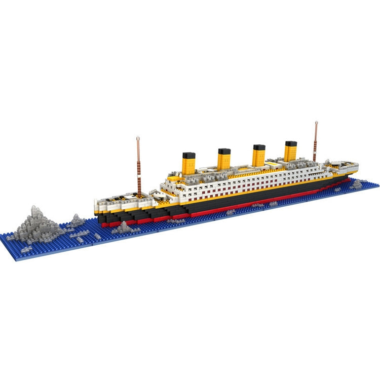 Titanic Fai da te assemblato Building Blocks Barca Giocattolo educativo per bambini, Titanic