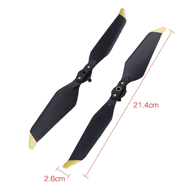 2 paia 8331 Eliche CW / CCW con riduzione del rumore a sgancio rapido per DJI Mavic Pro Platinum e Pro, For DJI Maivc Pro Gold, For DJI Maivc Pro Silver