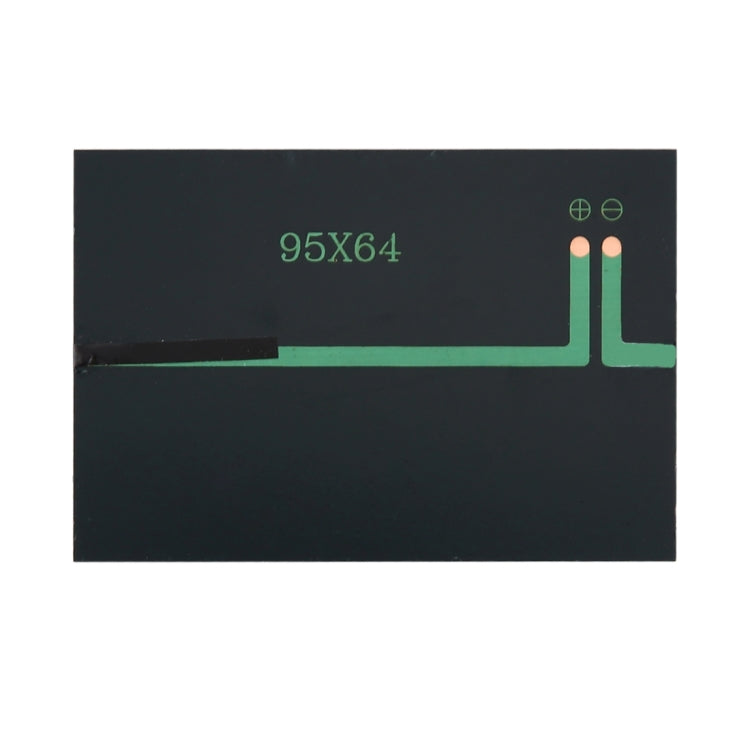 Cella del modulo del pannello solare della batteria Sun Power fai da te da 5 V 0,7 W 140 mAh, dimensioni: 95 x 64 mm, 5V 0.7W 140mAh 95 x 64mm