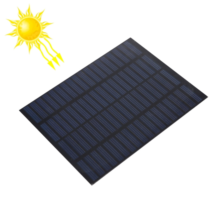 Sun Power DIY 18V 1.5W 80mAh Battery Solar Panel Module Cell, Size: 110 x 140mm, 18V 1.5W 80mAh 110 x 140mm