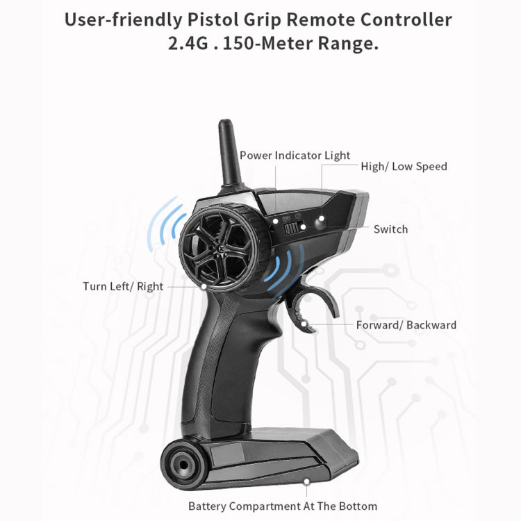 JJR/C Q75 2.4Ghz 6 ruote motrici giocattolo per camion telecomandato