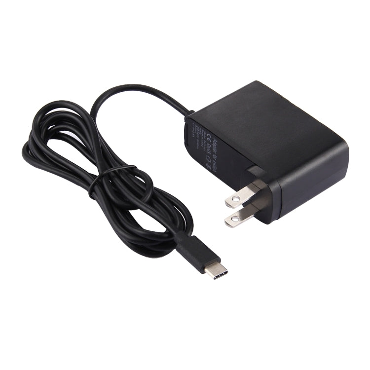 Per Nintendo Switch NS Console di gioco Adattatore da parete Caricabatterie Adattatore per ricarica, DC 5 V, Lunghezza cavo: 1,5 m, Spina USA(Nero), For Switch  NS US Plug