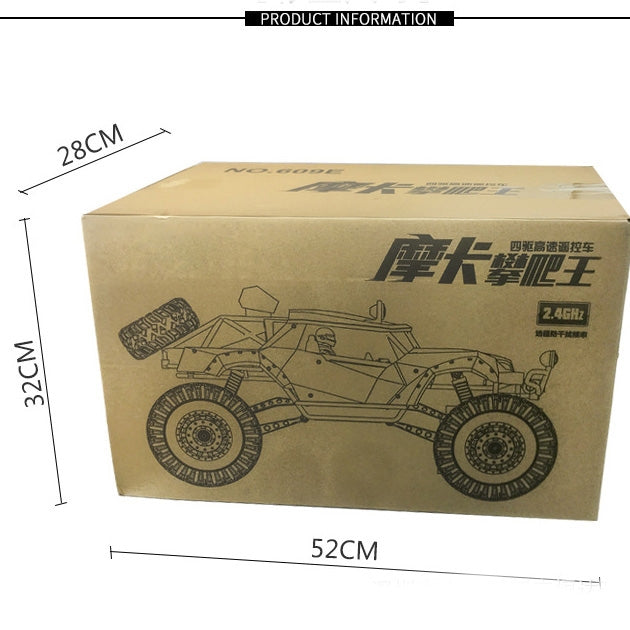 HD609 Giocattolo per veicolo telecomandato fuoristrada per auto da arrampicata in lega di grandi dimensioni 1:8