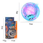 Giocattolo auto da corsa rotante 360° con luci LED