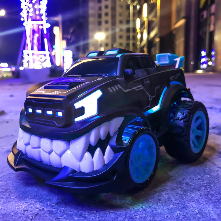 HD885J Giocattolo per veicolo elettrico per auto telecomandata con rotazione verticale a 360 gradi a forma di dente del diavolo