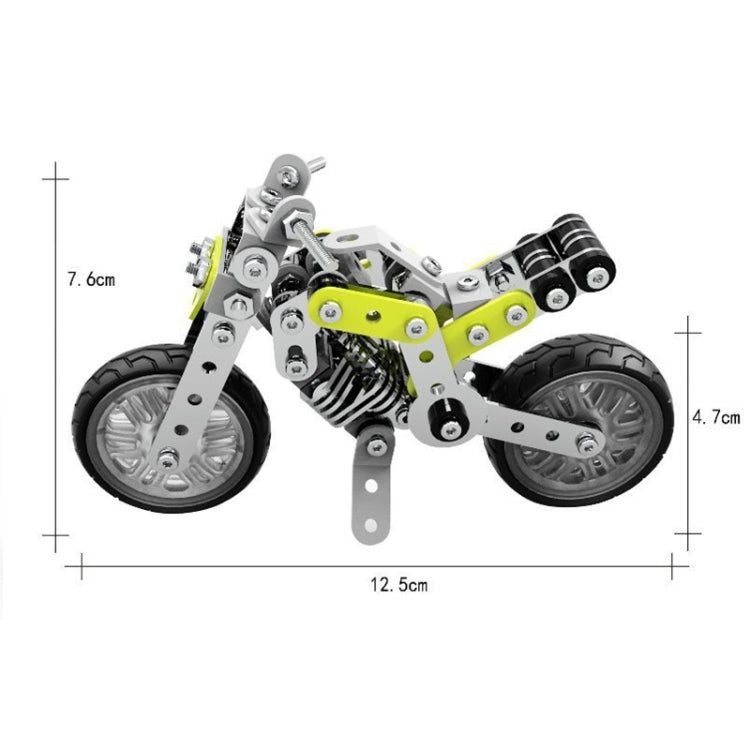 MoFun SW-003 Blocchi di assemblaggio per moto da strada in acciaio inossidabile fai-da-te da 188 pezzi, SW-003