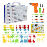 MoFun 608 240 pz fai da te smontaggio vite dado trapano elettrico puzzle giocattoli educativi con dado elettrico, 608 237 PCS