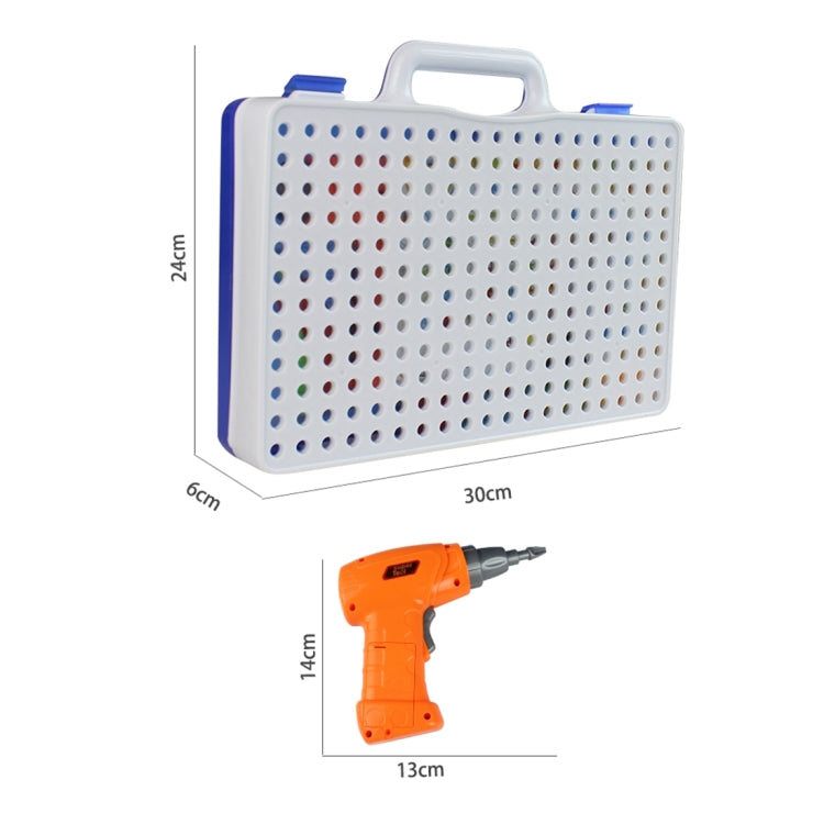 MoFun 608 240 pz fai da te smontaggio vite dado trapano elettrico puzzle giocattoli educativi con dado elettrico, 608 237 PCS