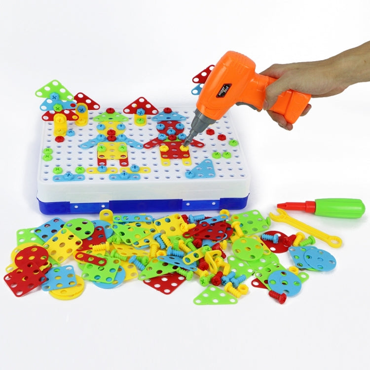 MoFun 608 240 pz fai da te smontaggio vite dado trapano elettrico puzzle giocattoli educativi con dado elettrico, 608 237 PCS