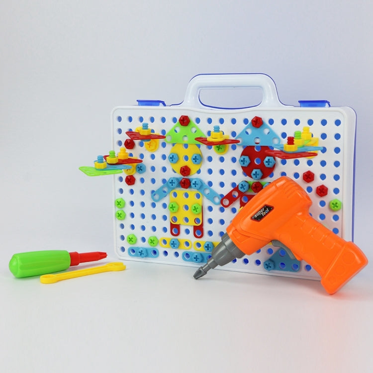 MoFun 608 240 pz fai da te smontaggio vite dado trapano elettrico puzzle giocattoli educativi con dado elettrico, 608 237 PCS