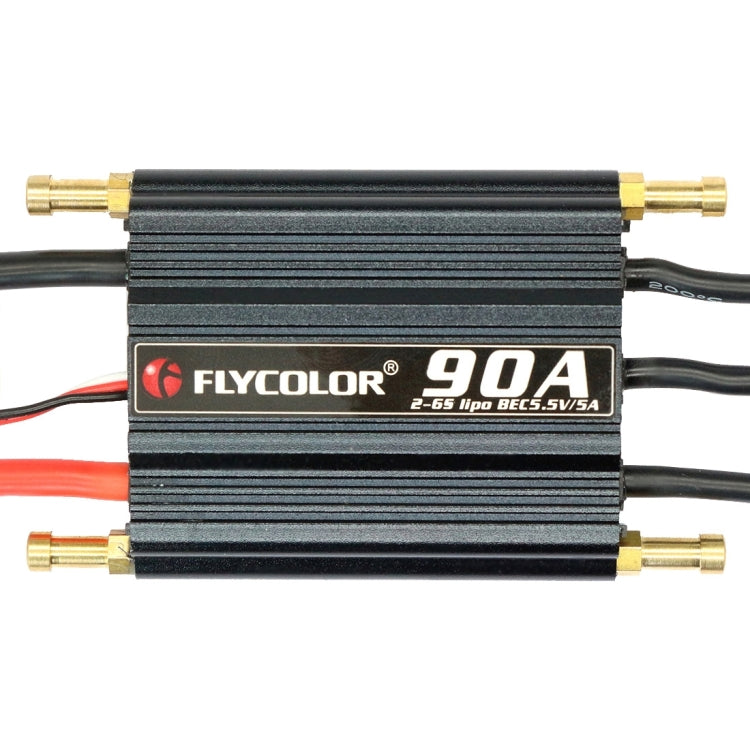 Regolatore di velocità Flycolor 90A 2-6S per barca RC