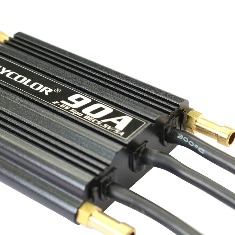 Regolatore di velocità Flycolor 90A 2-6S per barca RC