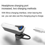 ER9 Kit per auto con chiamate in vivavoce 2 in 1 Auricolare Bluetooth senza fili Caricatore doppio USB Trasmettitore FM Lettore musicale MP3, ER9