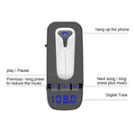 ER9 Kit per auto con chiamate in vivavoce 2 in 1 Auricolare Bluetooth senza fili Caricatore doppio USB Trasmettitore FM Lettore musicale MP3, ER9