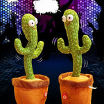 Bambola natalizia con cactus danzante e 120 canzoni