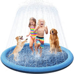 Tappetino antispruzzo in PVC per divertimento acquatico sul prato all'aperto per bambini, diametro: 100 cm