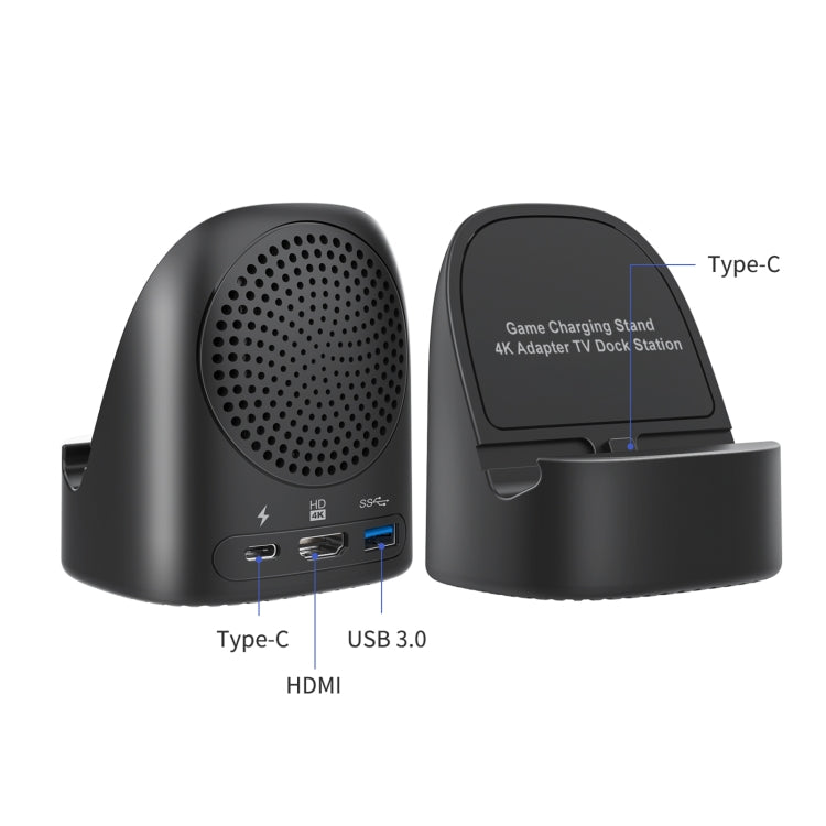 Adattatore Dock Station 4K con ricarica per giochi
