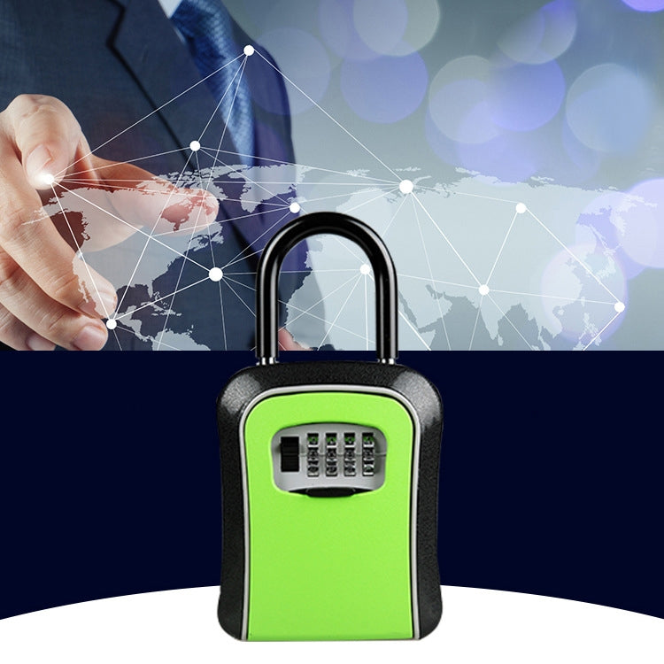 Scatola di immagazzinaggio con blocco password per auto Scatola di sicurezza Gancio Scatola di sicurezza senza installazione