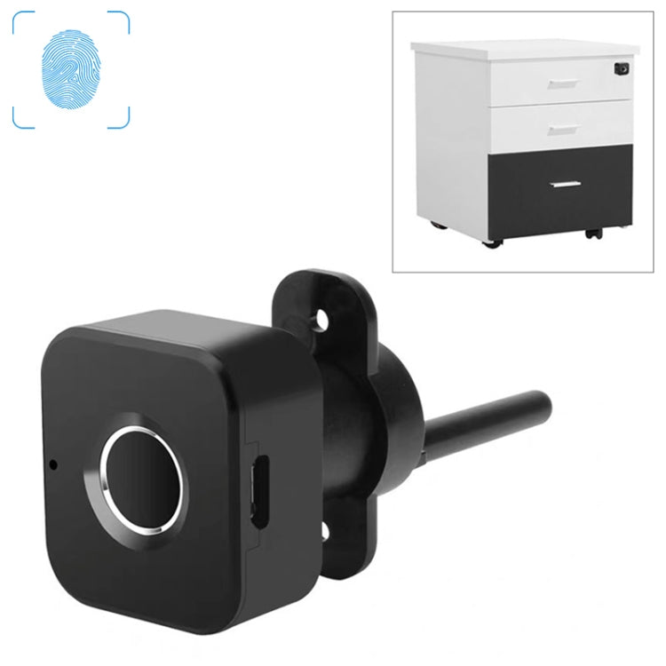 Cassetto triplo con blocco impronta digitale e ricarica USB
