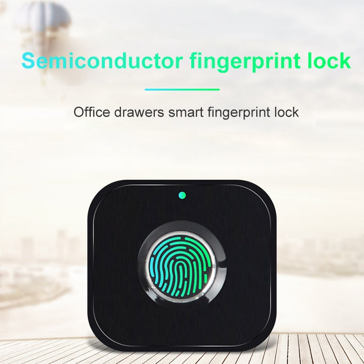 BP01-B Cassetto triplo con ricarica micro USB Sblocco mano destra Blocco con impronta digitale intelligente a semiconduttore, Right Hand Unlocking
