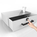 Serratura intelligente per impronte digitali ABS con sportello per cassetto di ricarica micro USB T4, T4 Micro USB Charging Drawer Cabinet Lock