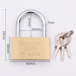 Lucchetto in rame piccolo, stile: raggio di bloccaggio corto, 60 mm non aperto, Short, 60mm Not Open