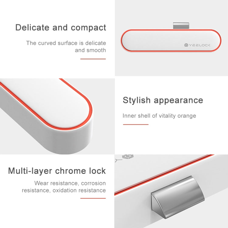 Interruttore di blocco intelligente del cassetto dell'armadio originale Xiaomi Youpin YEELOCK, spina americana, Youpin YEELOCK