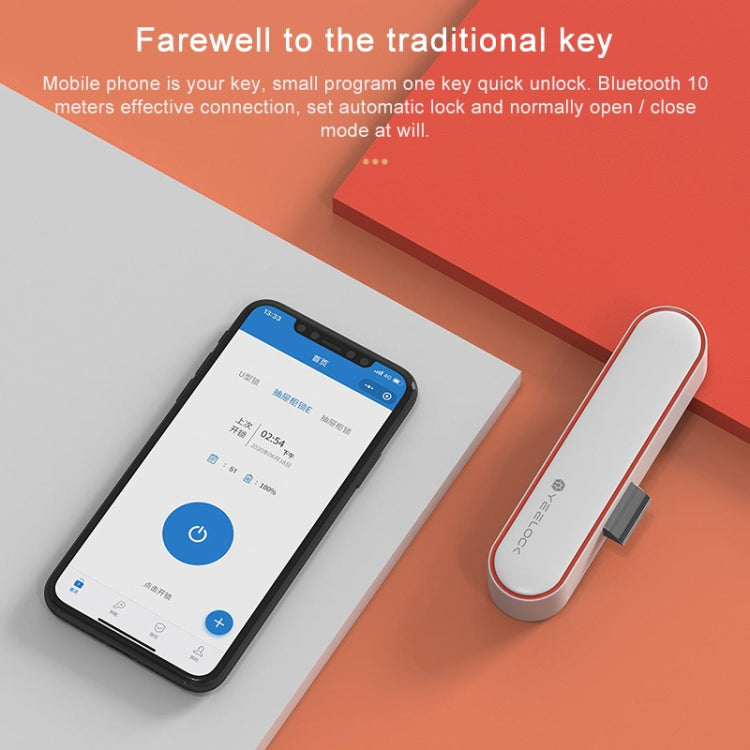 Interruttore di blocco intelligente del cassetto dell'armadio originale Xiaomi Youpin YEELOCK, spina americana, Youpin YEELOCK