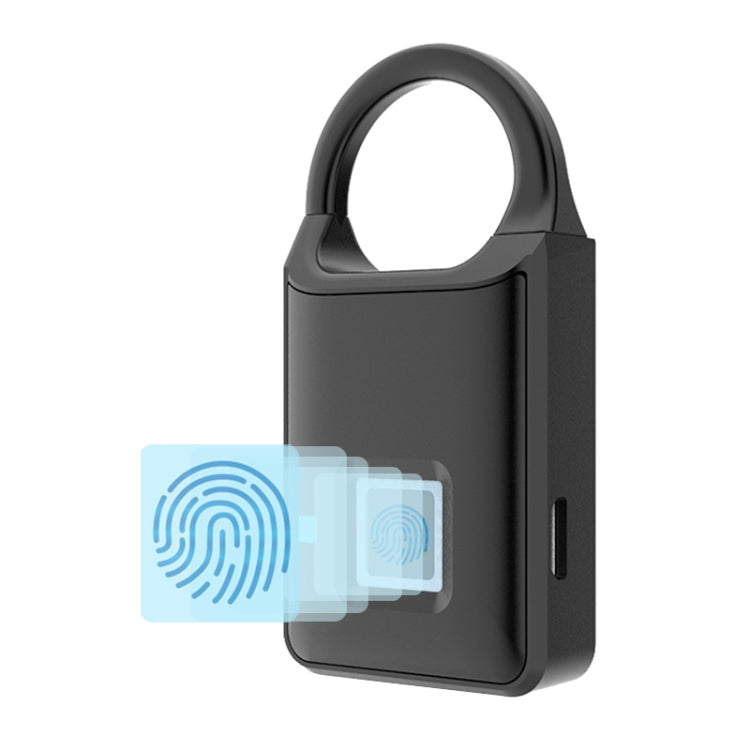 Lucchetto con rilevamento impronte digitali e ricarica USB